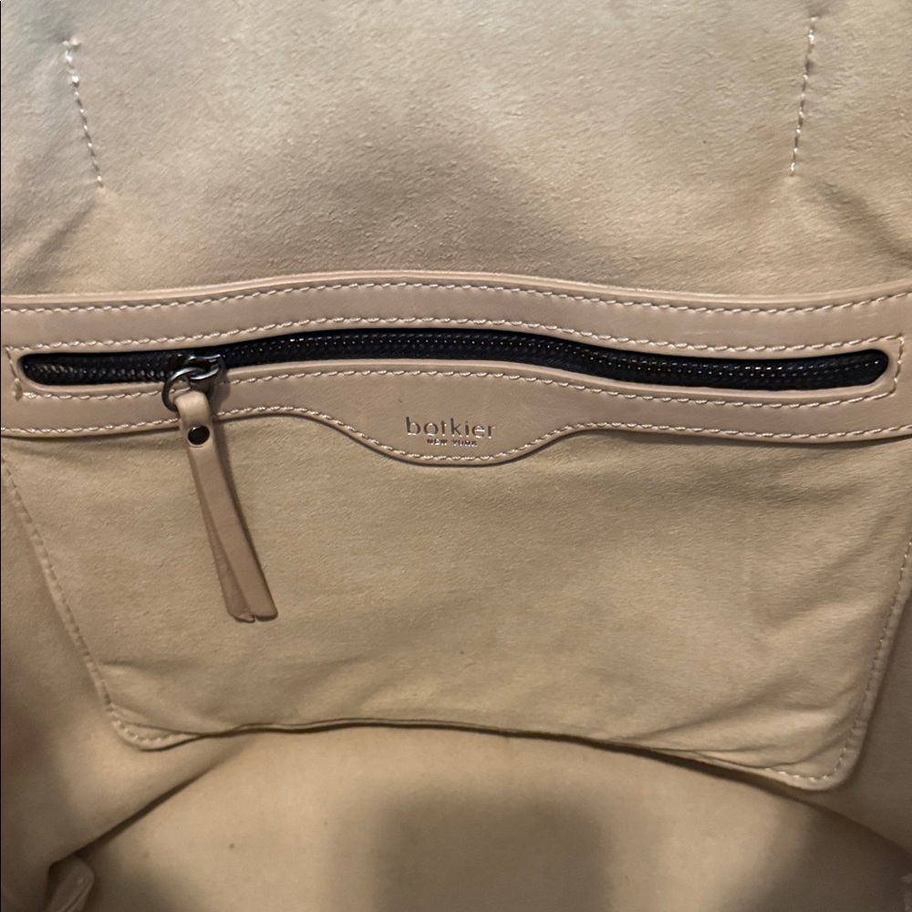 Botkier Tan Leather Tote Bag - Picture 9 of 10